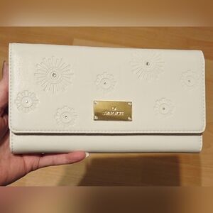 Swarovski Crystals Travel Wristlet Clutch Wallet Gorgeous!